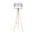 Staande lamp CORAL 1xE27/60W/230V beige/wit/mat chroom