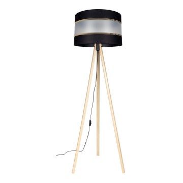 Staande lamp CORAL 1xE27/60W/230V beige/zwart/goud