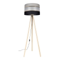 Staande lamp CORAL 1xE27/60W/230V beige/zwart/grijs/goud