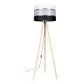 Staande lamp CORAL 1xE27/60W/230V beige/zwart/wit/mat chroom