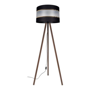 Staande lamp CORAL 1xE27/60W/230V bruin/zwart/goud