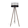 Staande lamp CORAL 1xE27/60W/230V bruin/zwart/wit/goud