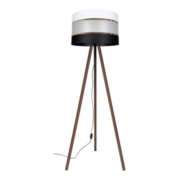 Staande lamp CORAL 1xE27/60W/230V bruin/zwart/wit/goud