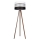 Staande Lamp CORAL 1xE27/60W/230V bruin/zwart/wit/goud