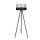 Staande Lamp CORAL 1xE27/60W/230V bruin/zwart/wit/mat chroom