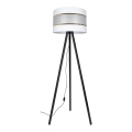 Staande lamp CORAL 1xE27/60W/230V wengé/wit/goud