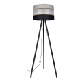 Staande lamp CORAL 1xE27/60W/230V wengé/zwart/grijs/goud