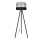 Staande Lamp CORAL 1xE27/60W/230V wengé/zwart/grijs/mat chroom