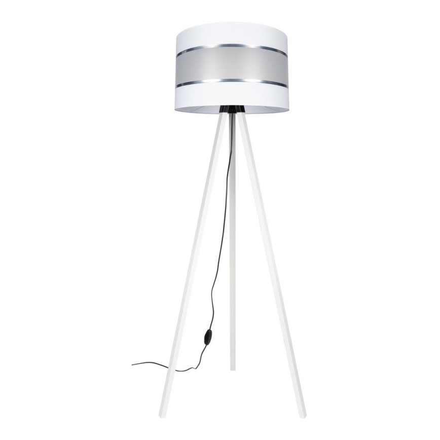 Staande Lamp CORAL 1xE27/60W/230V wit/mat chroom