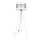 Staande Lamp CORAL 1xE27/60W/230V wit/mat chroom
