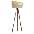 Staande lamp GALAXY 1xE27/60W/230V beige/wenge