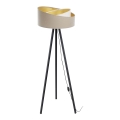 Staande lamp GALAXY 1xE27/60W/230V beige/wit/wengé