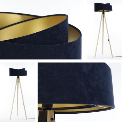 Staande lamp GALAXY 1xE27/60W/230V blauw/beige