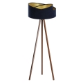 Staande lamp GALAXY 1xE27/60W/230V blauw/wenge