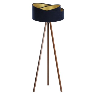 Staande lamp GALAXY 1xE27/60W/230V blauw/wenge