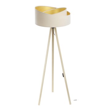 Staande Lamp GALAXY 1xE27/60W/230V crème/beige