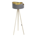 Staande lamp GALAXY 1xE27/60W/230V grijs/beige