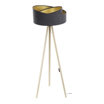 Staande lamp GALAXY 1xE27/60W/230V grijs/beige