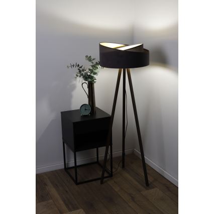 Staande lamp GALAXY 1xE27/60W/230V grijs/zwart