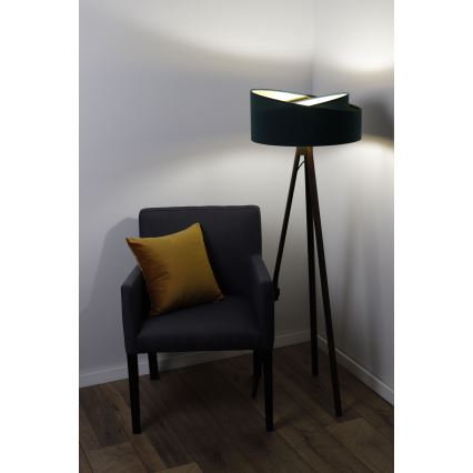 Staande lamp GALAXY 1xE27/60W/230V groen/zwart