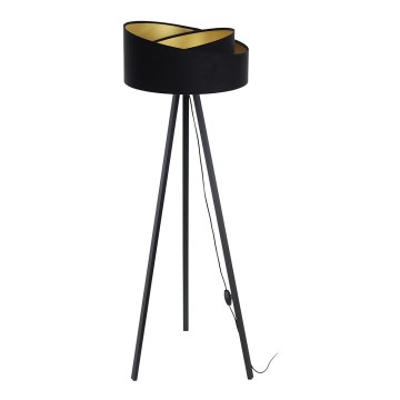 Staande lamp GALAXY 1xE27/60W/230V zwart/wenge