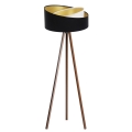 Staande lamp GALAXY 1xE27/60W/230V zwart/wenge