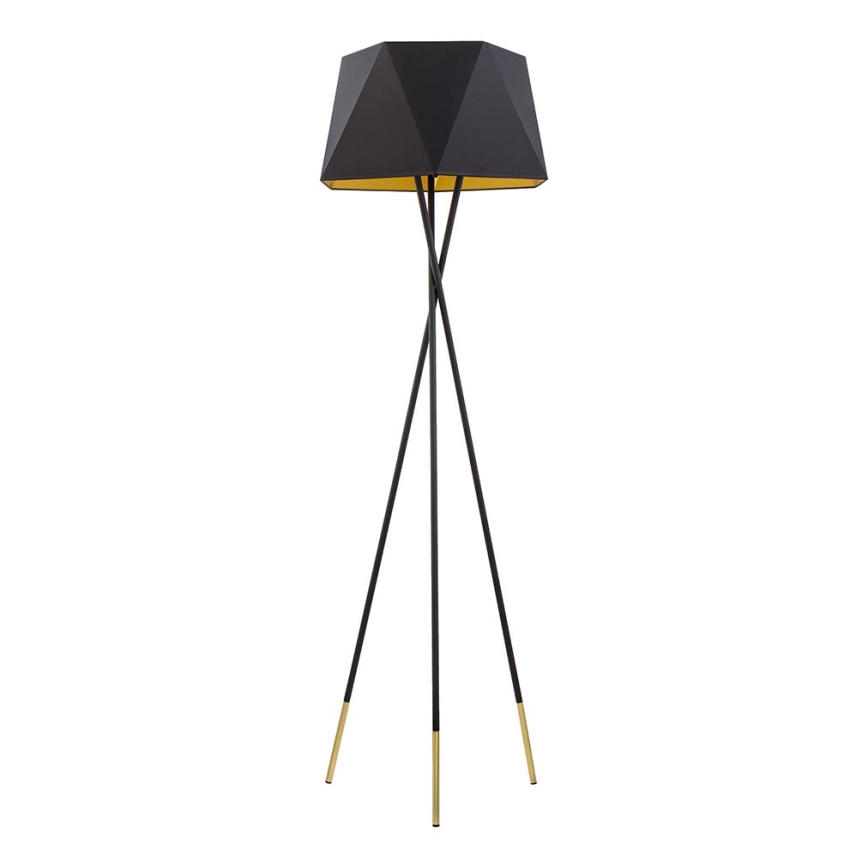 Staande Lamp IVO 1xE27/25W/230V zwart/goud