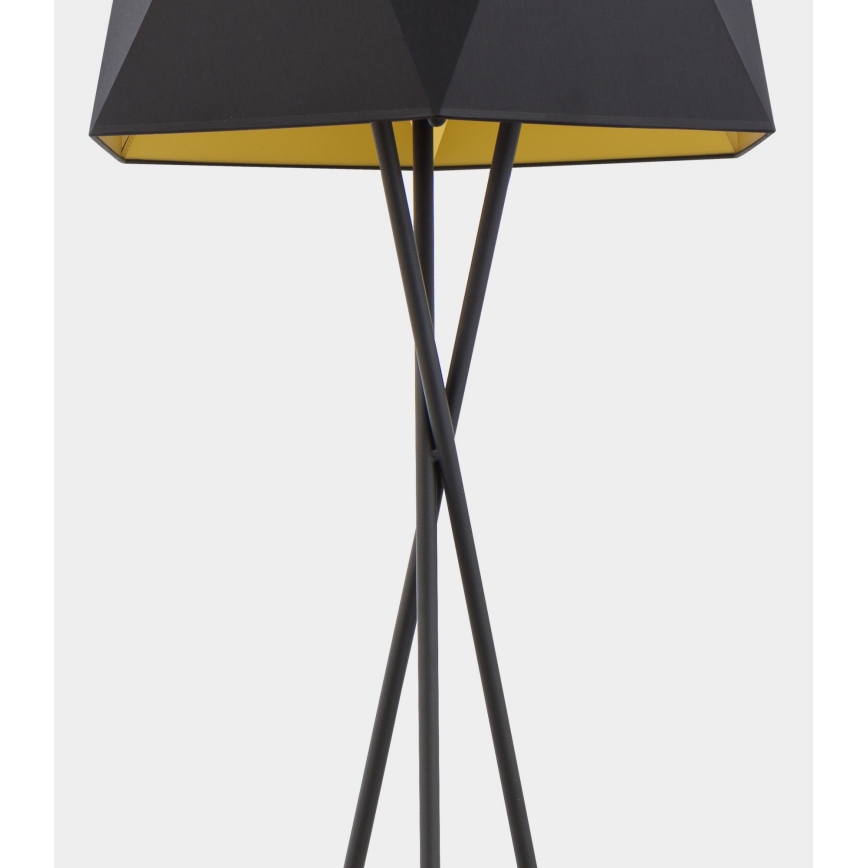 Staande Lamp IVO 1xE27/25W/230V zwart/goud