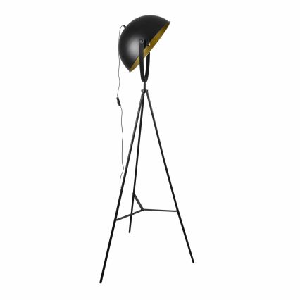 Staande Lamp MATYLDA 1xE27/20W/230V zwart/goud