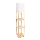 Staande lamp met planken 1xE27/60W/230V wit/bruin
