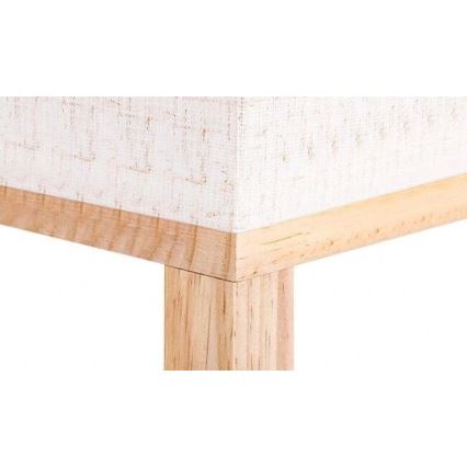 Staande lamp met planken 1xE27/60W/230V wit/bruin