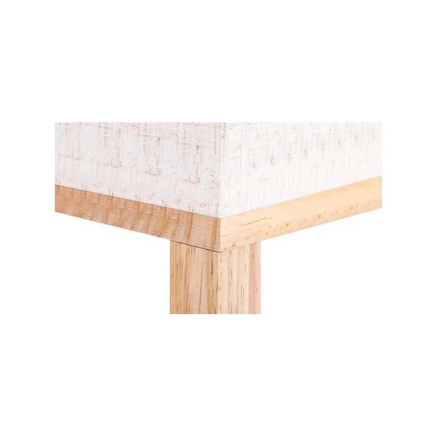 Staande lamp met planken 1xE27/60W/230V wit/bruin