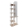 Staande lamp met planken MODA DOR 1xE27/40W/230V wit/bruin