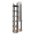 Staande lamp met planken MODA DOR 1xE27/40W/230V zwart/bruin