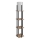 Staande lamp met planken NORA 1xE27/40W/230V zwart/bruin