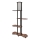 Staande lamp met planken NOTO 1xE27/40W/230V bruin/zwart