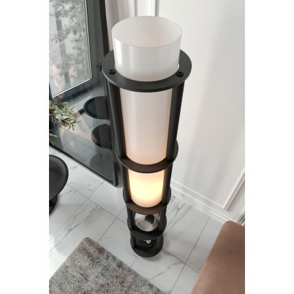 Staande lamp met planken NOTO 1xE27/40W/230V zwart