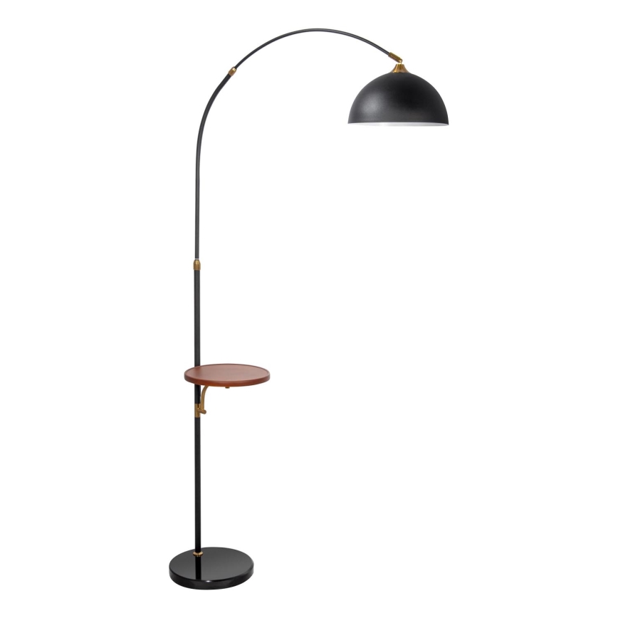 Staande Lamp met tafel 1xE27/60W/230V zwart