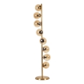 Staande Lamp SIMAY 8xE27/40W/230V goud