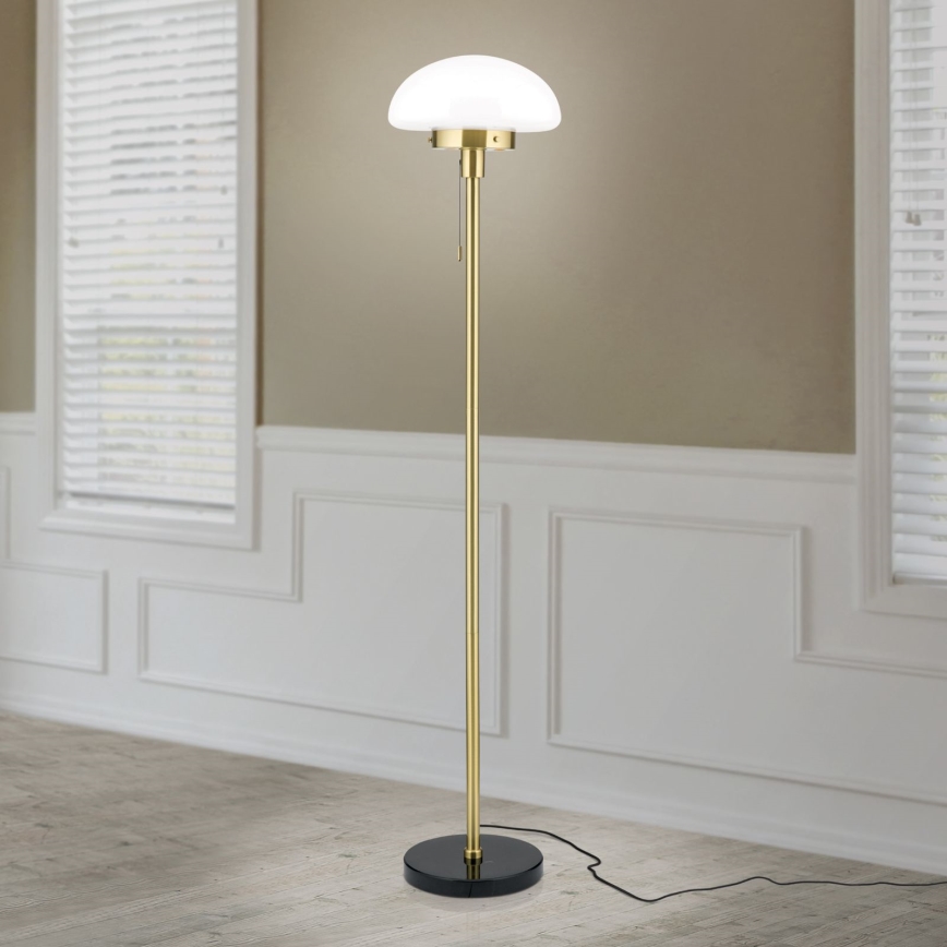 Staande Lamp SPARTA 1xE27/40W/230V goud/zwart