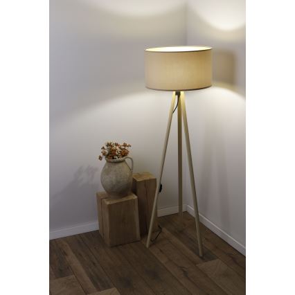 Staande Lamp STANDART 1xE27/60W/230V beige