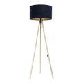 Staande Lamp STANDART 1xE27/60W/230V blauw/beige