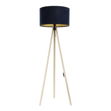 Staande Lamp STANDART 1xE27/60W/230V blauw/beige