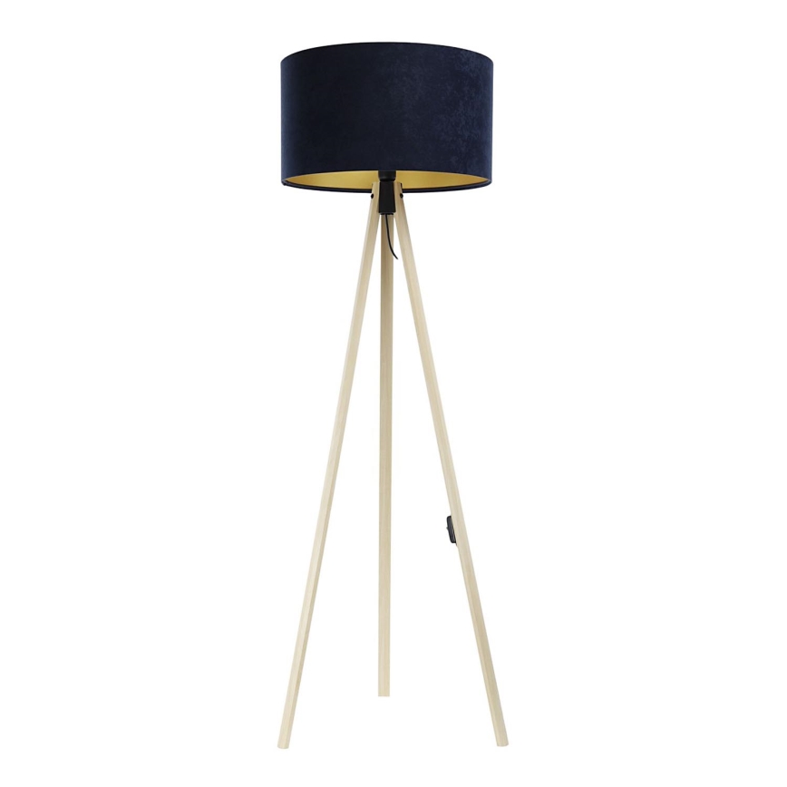 Staande Lamp STANDART 1xE27/60W/230V blauw/beige
