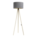 Staande Lamp STANDART 1xE27/60W/230V grijs/beige