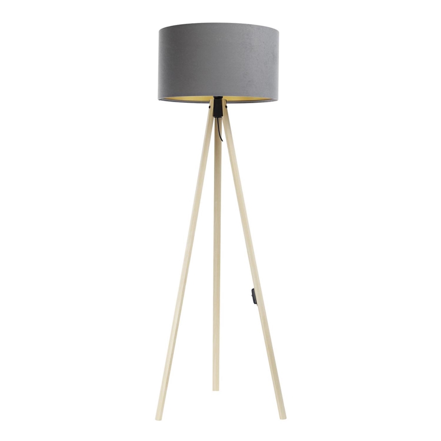 Staande Lamp STANDART 1xE27/60W/230V grijs/beige