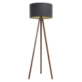 Staande lamp STANDART 1xE27/60W/230V grijs/wenge