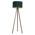 Staande lamp STANDART 1xE27/60W/230V groen/wengé
