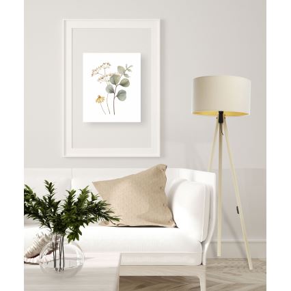 Staande Lamp STANDART 1xE27/60W/230V romig/beige