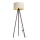 Staande Lamp STANDART 1xE27/60W/230V romig/bruin